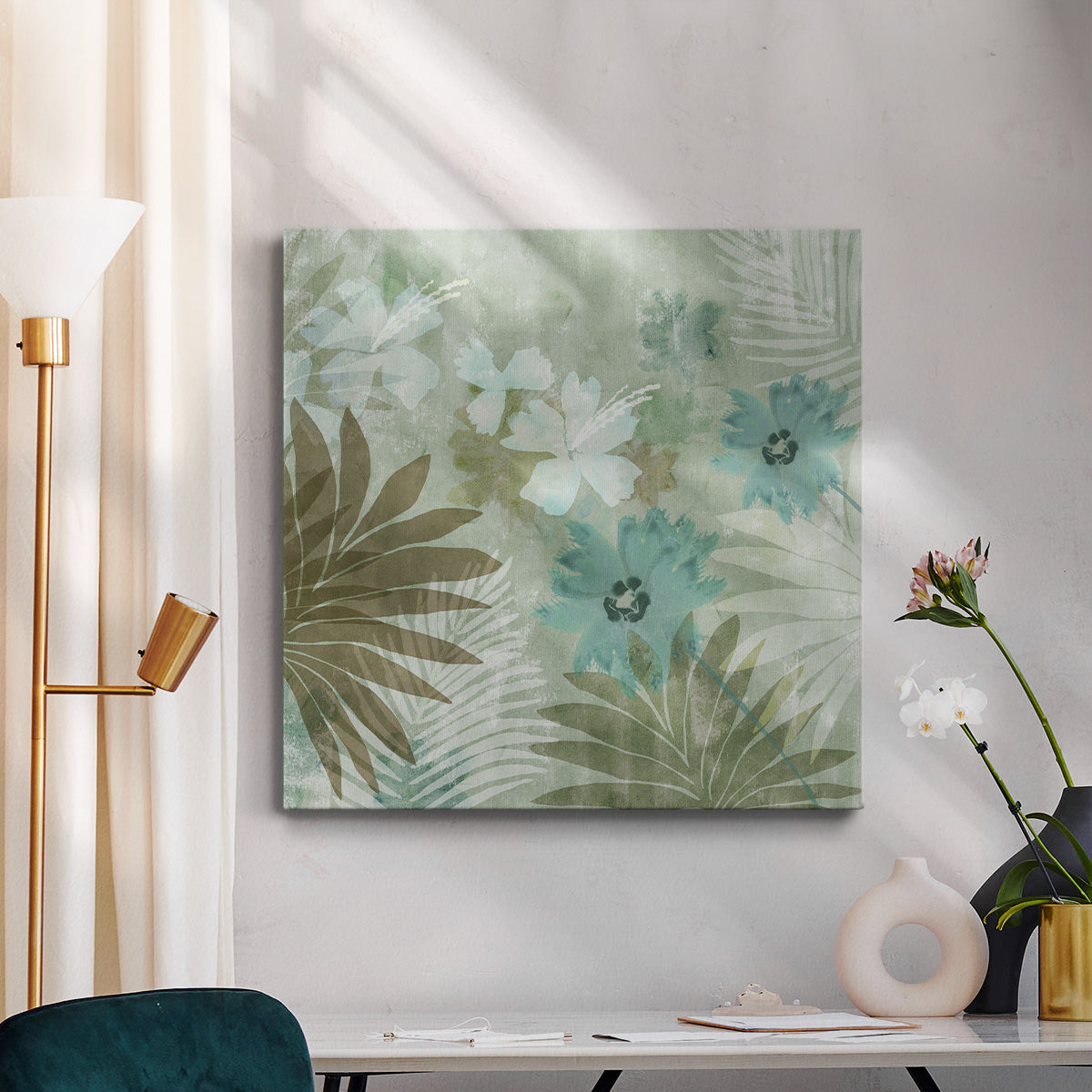 Flower Memories III-Premium Gallery Wrapped Canvas - Ready to Hang