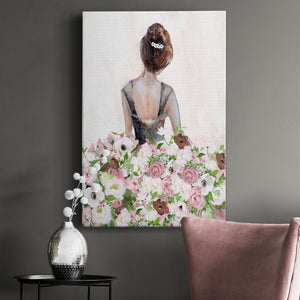 Beautiful Floral Contemplation I Premium Gallery Wrapped Canvas - Ready to Hang