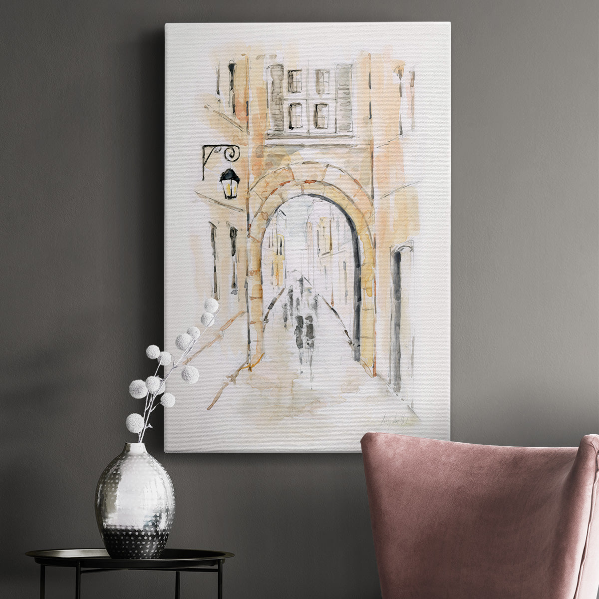 Venice Market Day II Premium Gallery Wrapped Canvas - Ready to Hang