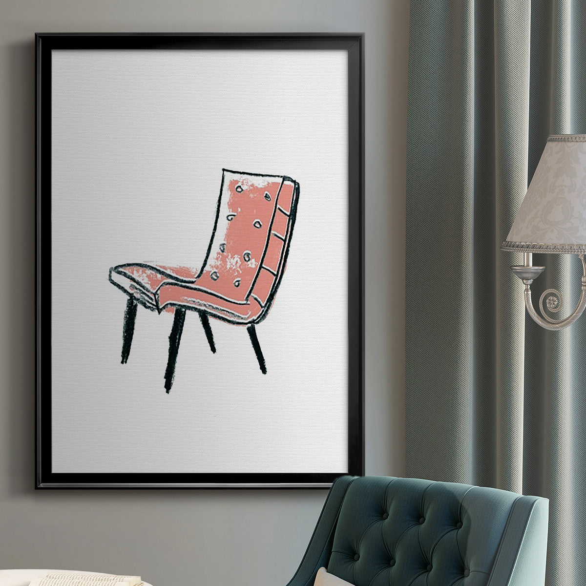 Take a Seat IX Premium Framed Print - Ready to Hang