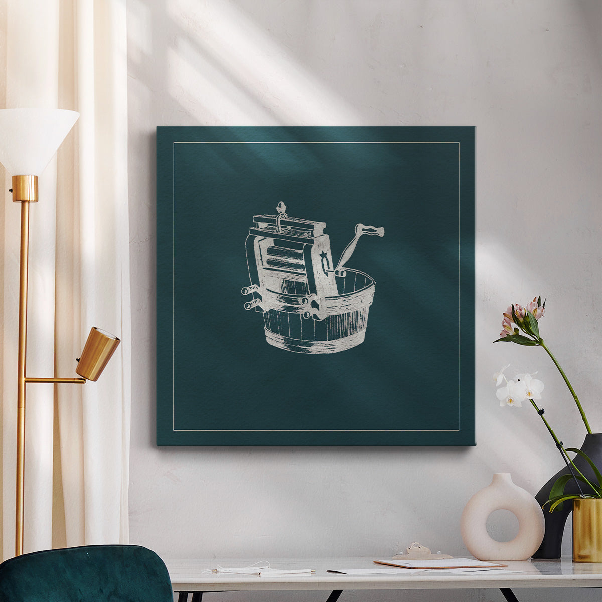 Laundry Tips I-Premium Gallery Wrapped Canvas - Ready to Hang