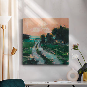 Coral Sunset II-Premium Gallery Wrapped Canvas - Ready to Hang