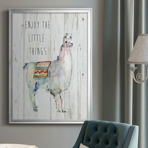 Llama Little Things Premium Framed Print - Ready to Hang