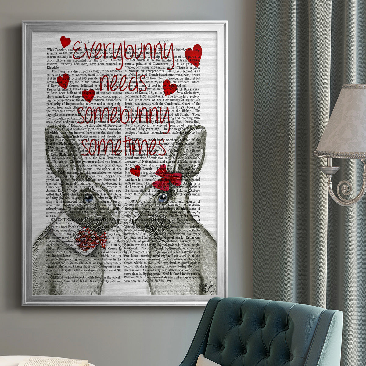 Everybunny Premium Framed Print - Ready to Hang