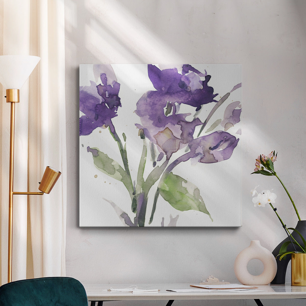 Garden Blooms I-Premium Gallery Wrapped Canvas - Ready to Hang