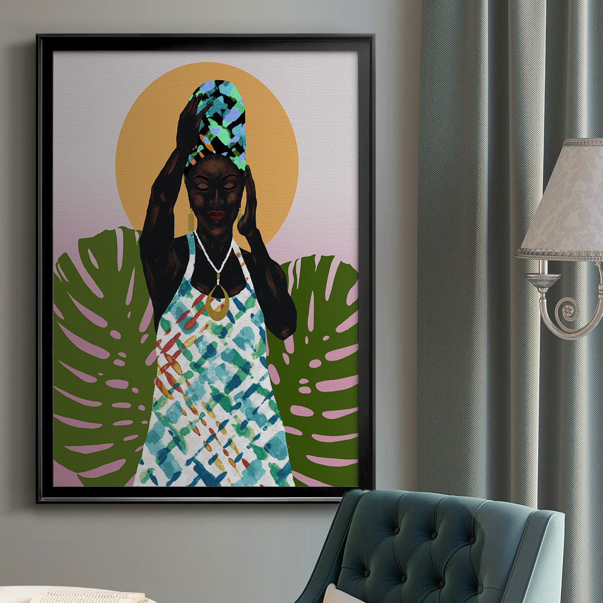 Her Faith Premium Framed Print - Ready to Hang