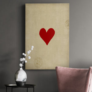 Small Heart Premium Gallery Wrapped Canvas - Ready to Hang