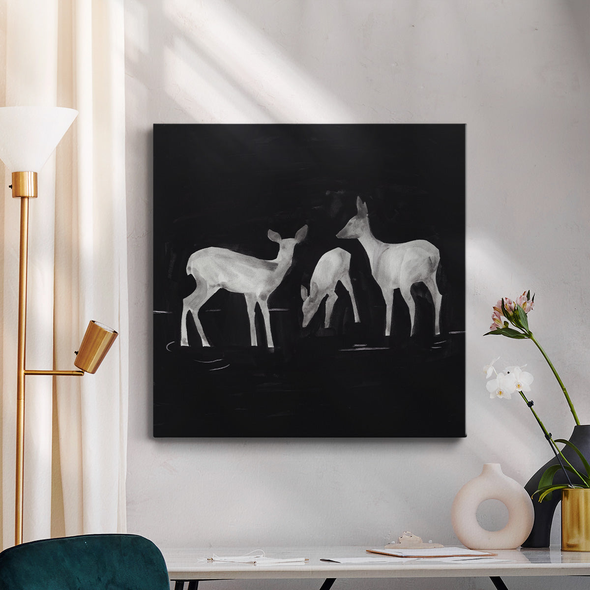 Sophisticated Whitetail I-Premium Gallery Wrapped Canvas - Ready to Hang