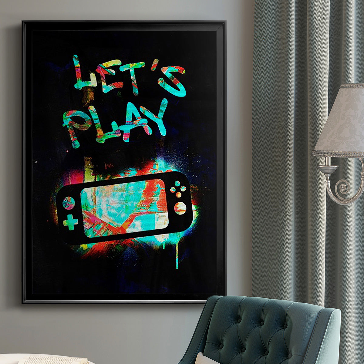 Gamer Tag III Premium Framed Print - Ready to Hang