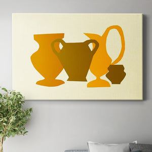 Posing Pottery II Premium Gallery Wrapped Canvas - Ready to Hang