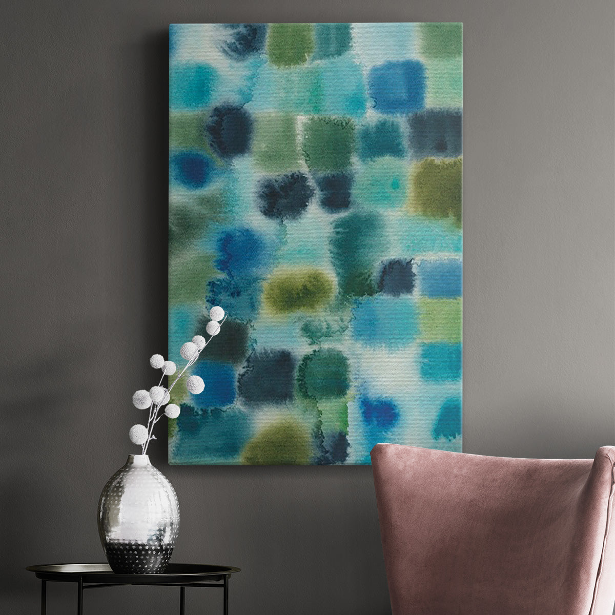 Earthy Plexus II Premium Gallery Wrapped Canvas - Ready to Hang