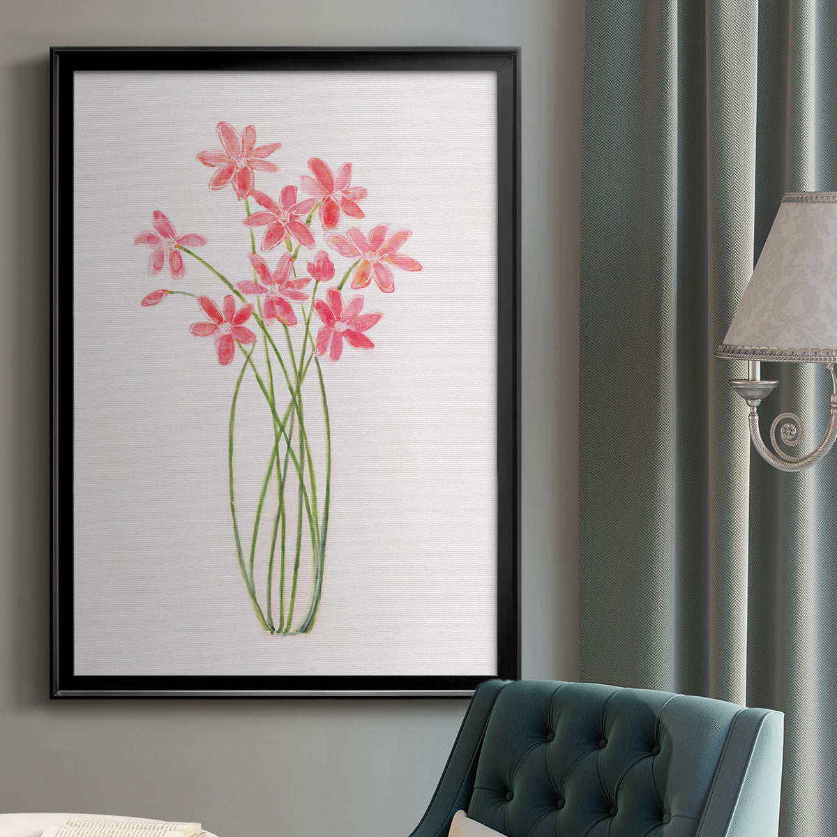 Intertwined Bouquet II Premium Framed Print - Ready to Hang