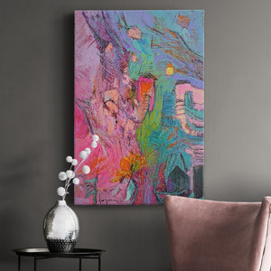 My Pink House Premium Gallery Wrapped Canvas - Ready to Hang