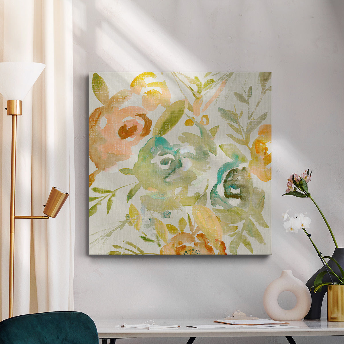 Opaline I-Premium Gallery Wrapped Canvas - Ready to Hang