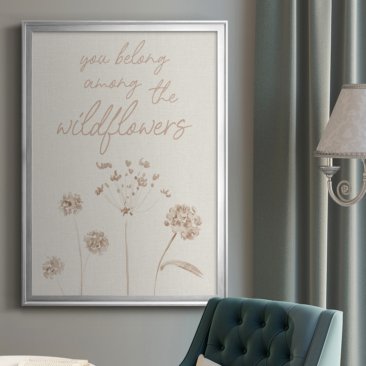 Wildflowers Premium Framed Print - Ready to Hang
