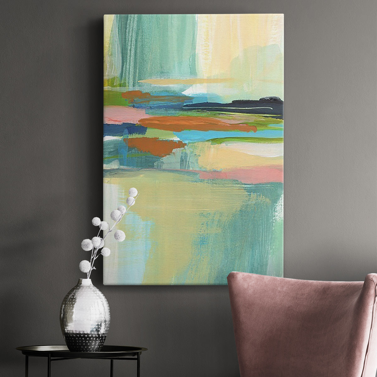 Radiant Horizon I Premium Gallery Wrapped Canvas - Ready to Hang