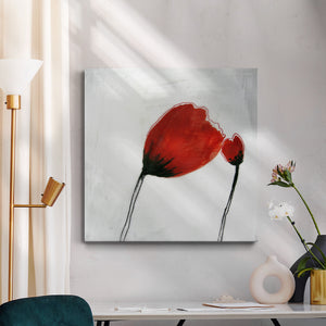Red Drops IV-Premium Gallery Wrapped Canvas - Ready to Hang
