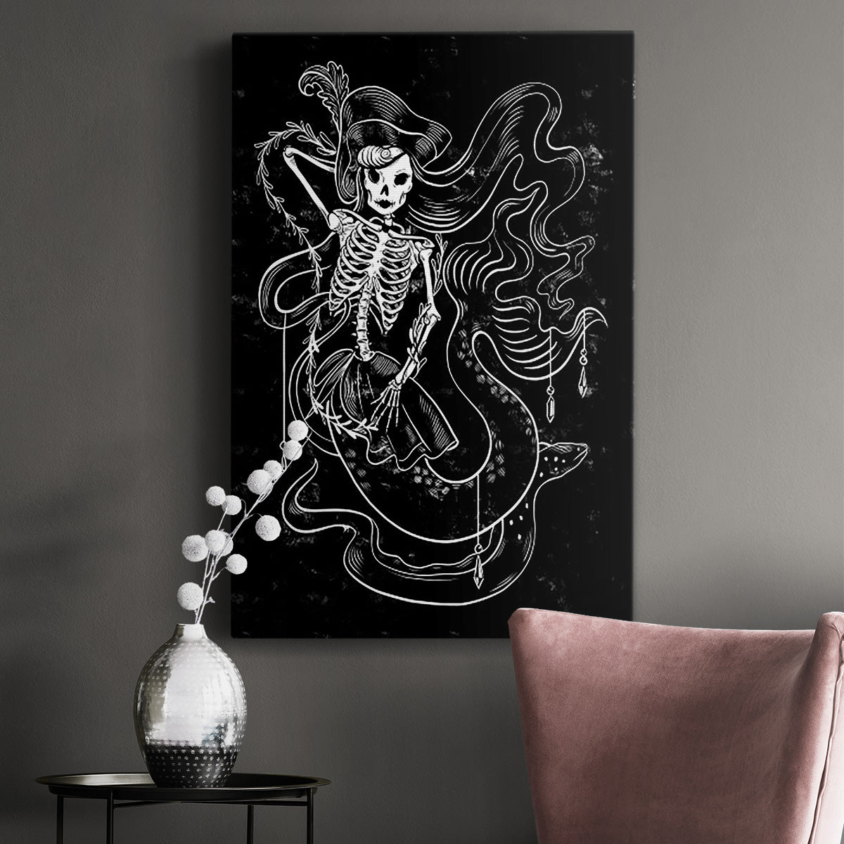 Pirate Mermaids II Premium Gallery Wrapped Canvas - Ready to Hang
