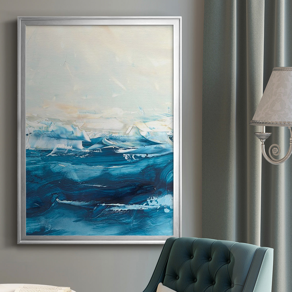 Wave after Wave II Premium Framed Print - Ready to Hang