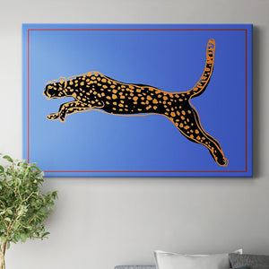 The Wild Leopard I Premium Gallery Wrapped Canvas - Ready to Hang