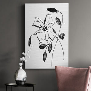 Wild Clematis II Premium Gallery Wrapped Canvas - Ready to Hang