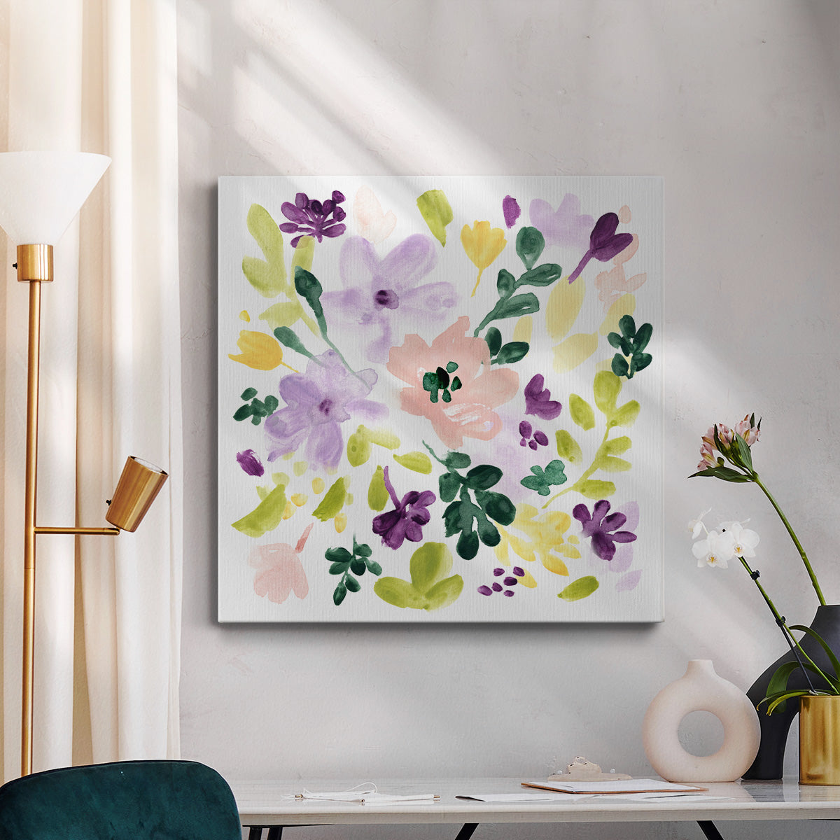 Lavender Meadow II-Premium Gallery Wrapped Canvas - Ready to Hang