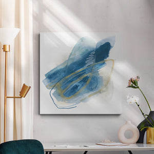 Blue Interference IV-Premium Gallery Wrapped Canvas - Ready to Hang