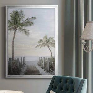 Palm Walk Premium Framed Print - Ready to Hang