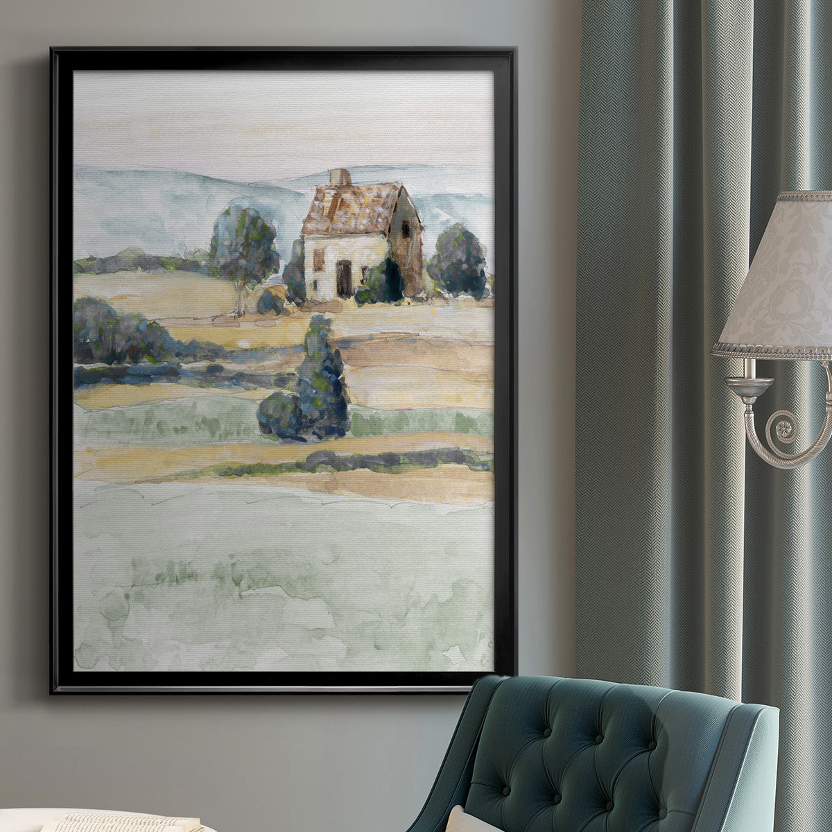 On the Countryside II Premium Framed Print - Ready to Hang