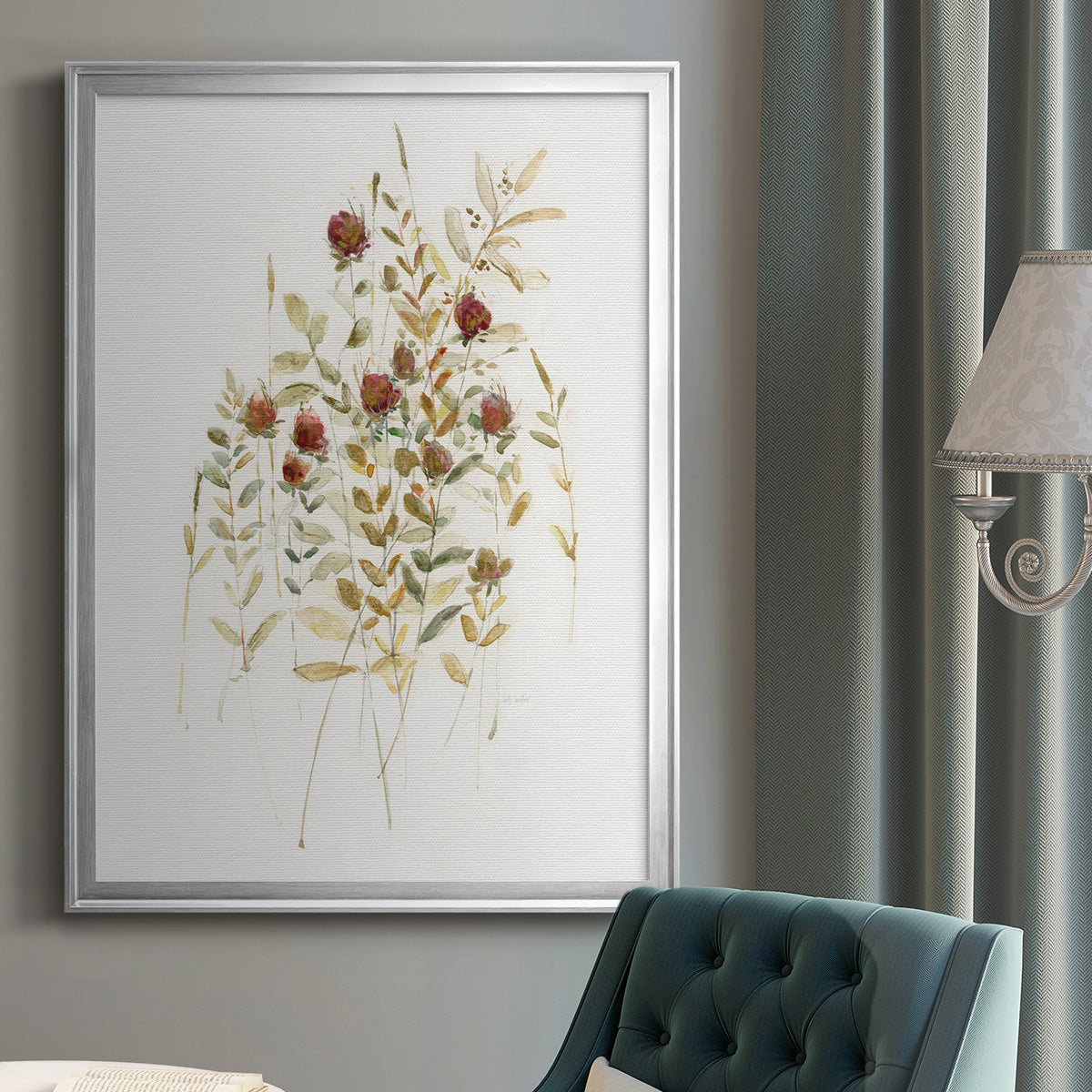 Wildflower Breeze I Premium Framed Print - Ready to Hang