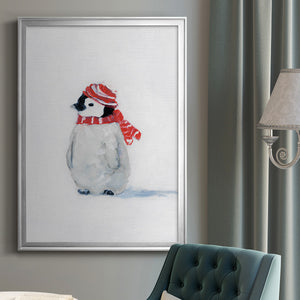 Penguin Play II Premium Framed Print - Ready to Hang