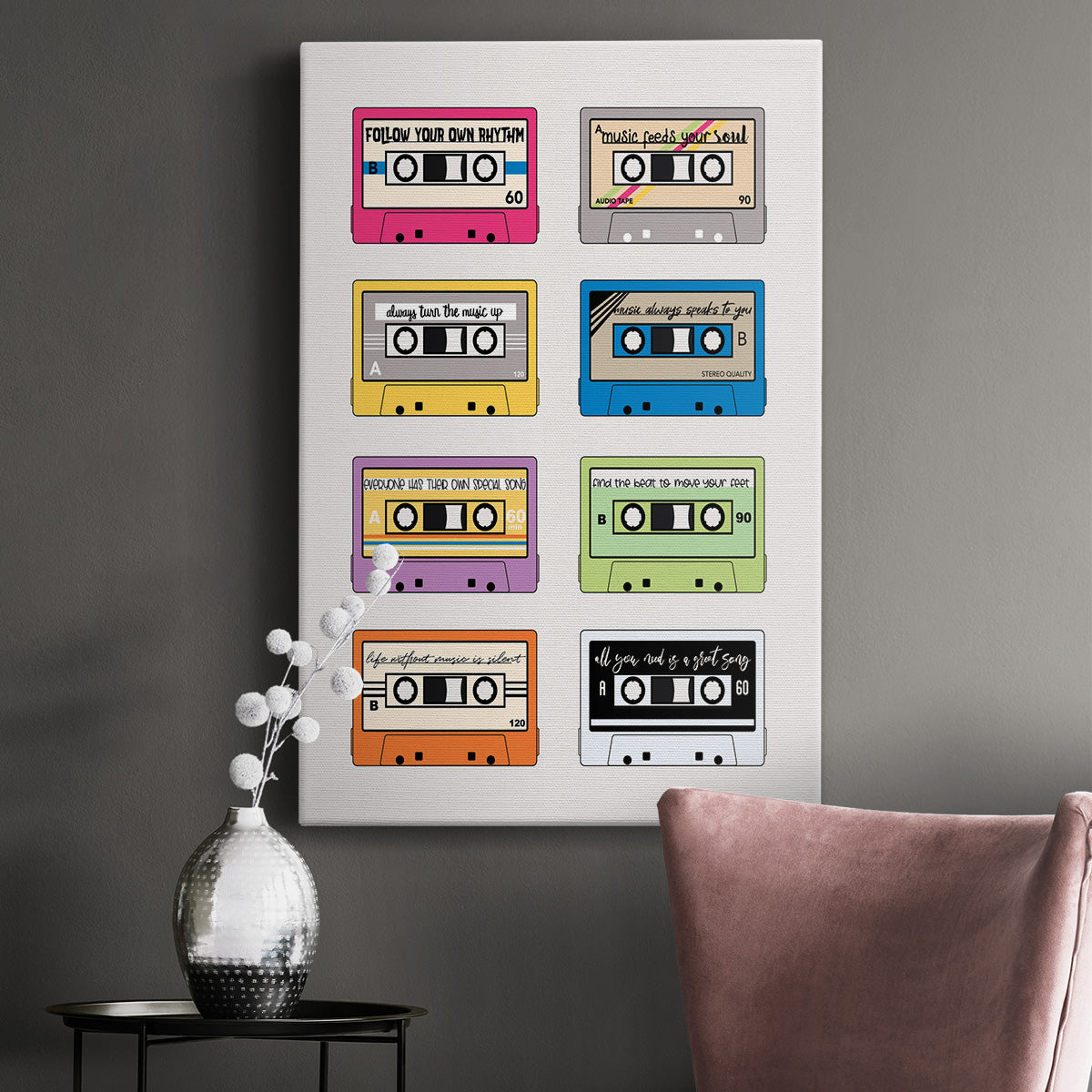 Musical Inspiration Premium Gallery Wrapped Canvas - Ready to Hang