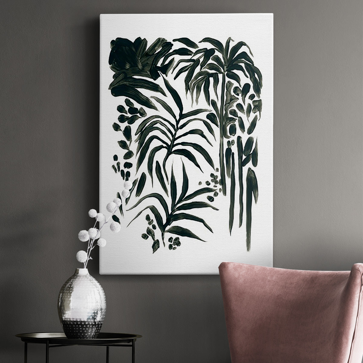 Ink Jungle I Premium Gallery Wrapped Canvas - Ready to Hang