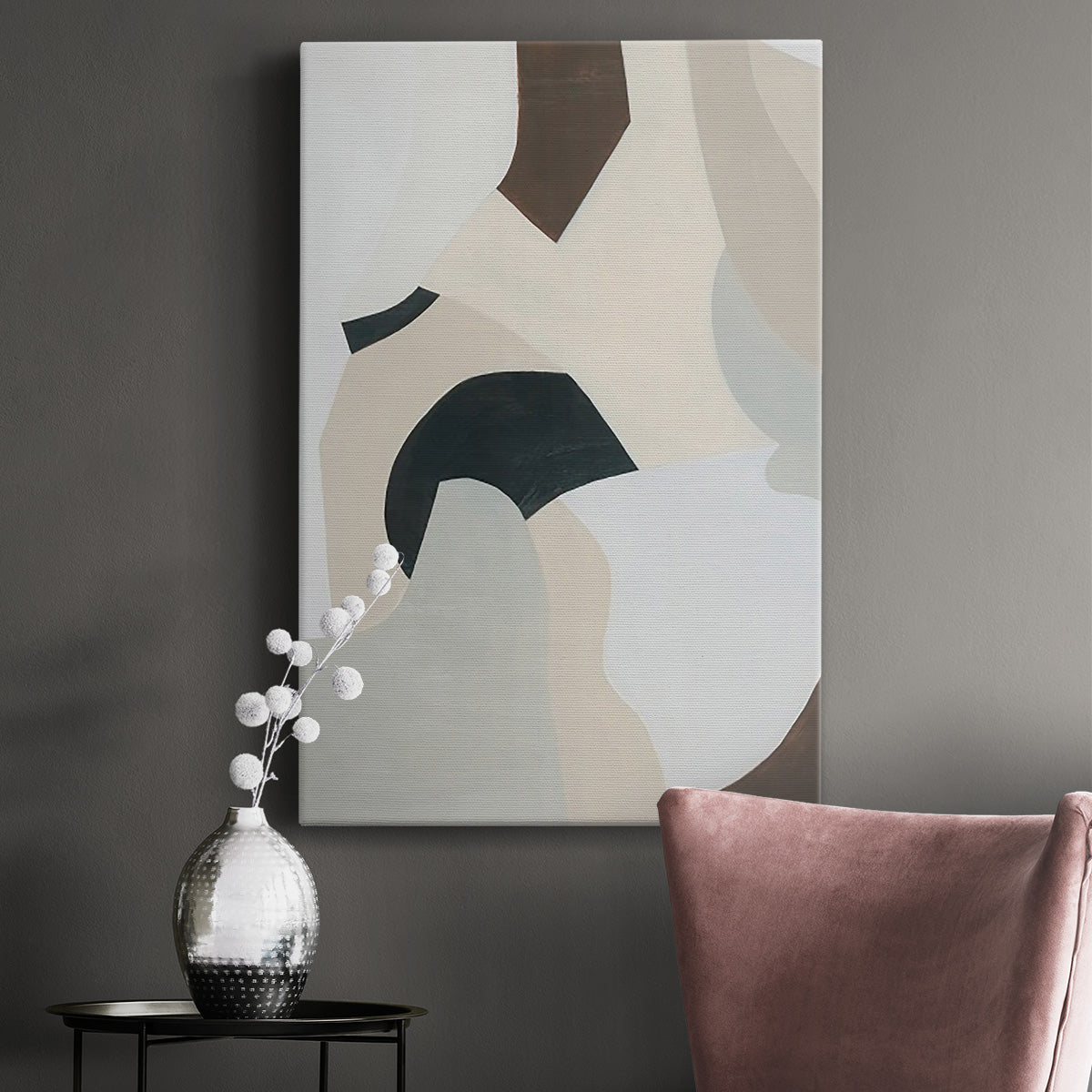 Shifting Neutrals I Premium Gallery Wrapped Canvas - Ready to Hang