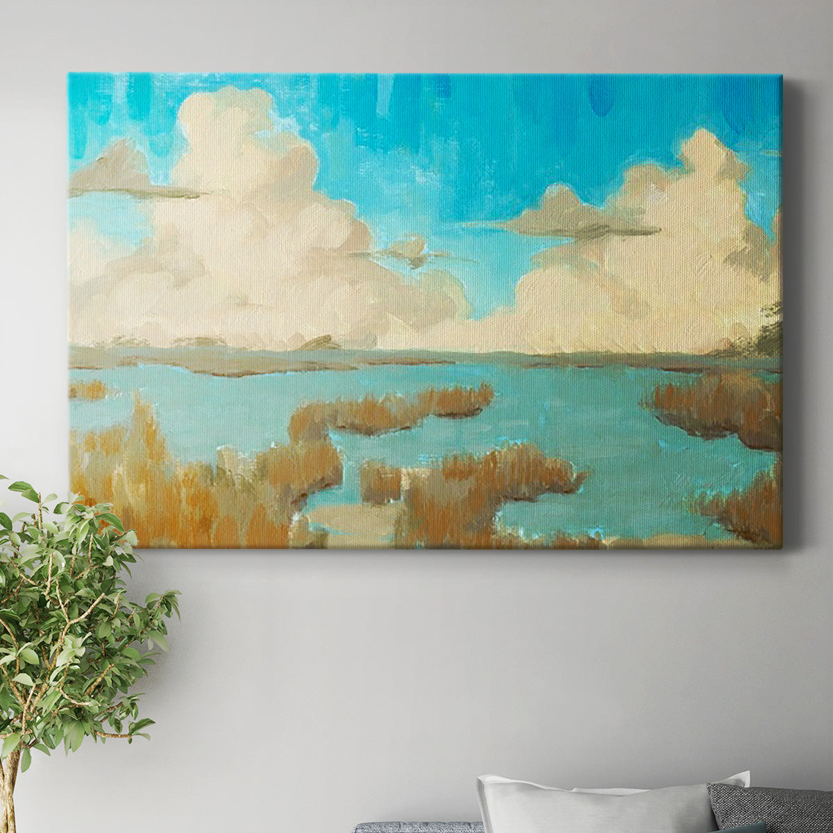 Fripp Island Water II Premium Gallery Wrapped Canvas - Ready to Hang