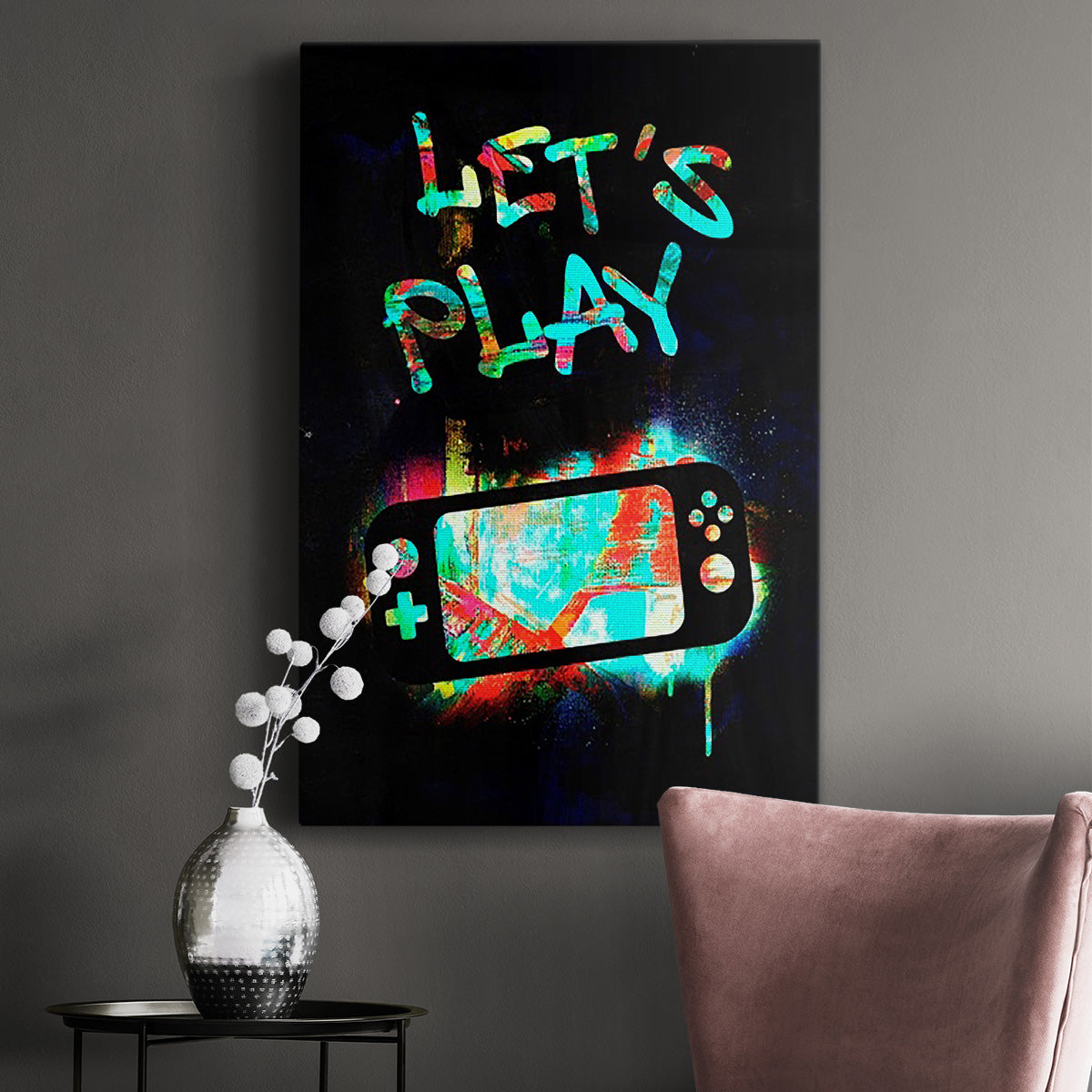 Gamer Tag III Premium Gallery Wrapped Canvas - Ready to Hang