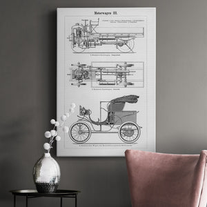 Industrial Motorcar Premium Gallery Wrapped Canvas - Ready to Hang