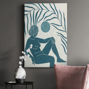 Moon Gazer I Premium Gallery Wrapped Canvas - Ready to Hang