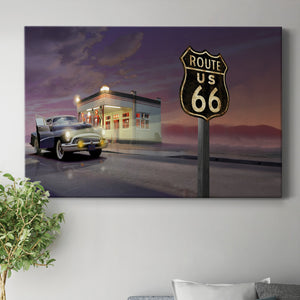 Route 66 Premium Gallery Wrapped Canvas - Ready to Hang