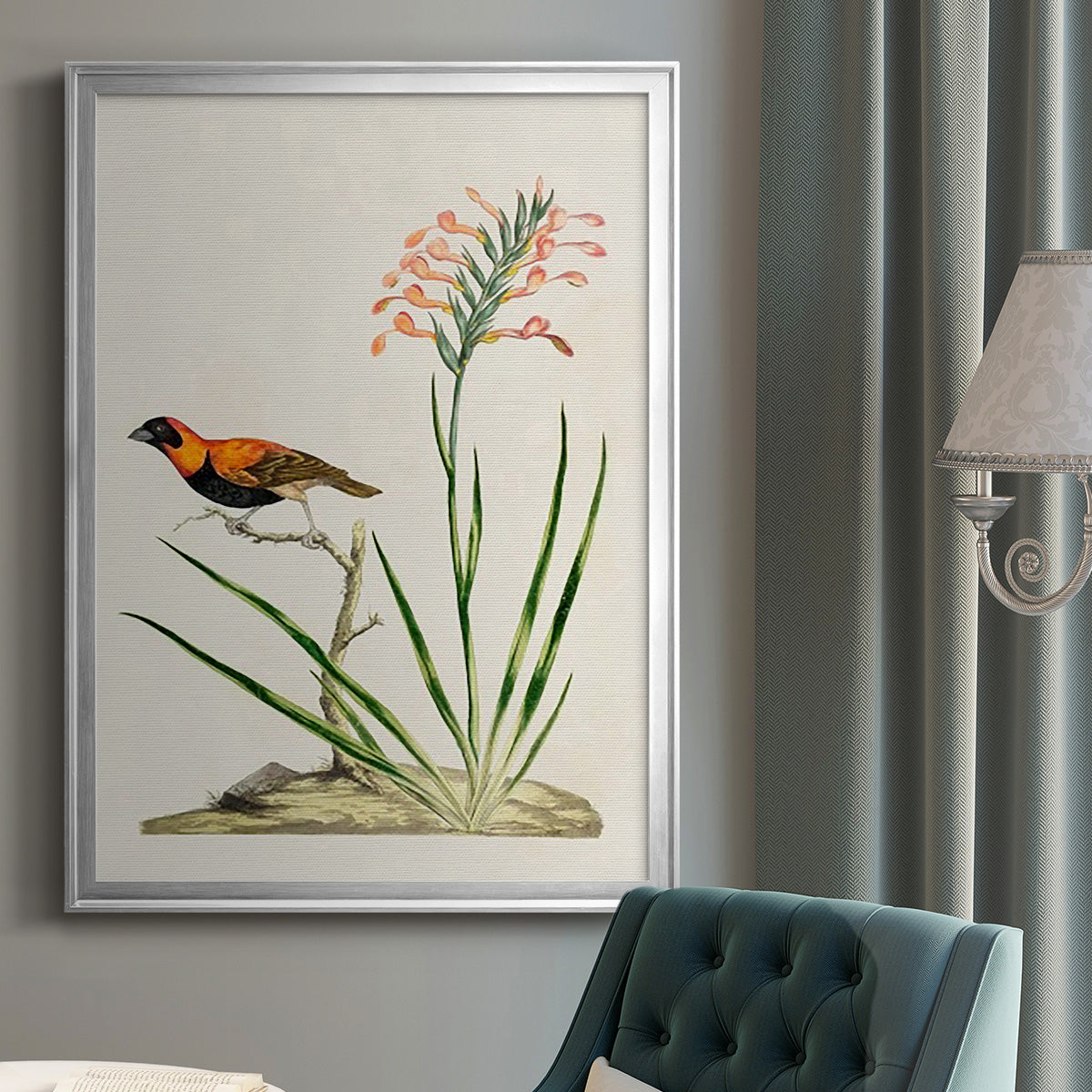 Bird in Habitat III Premium Framed Print - Ready to Hang