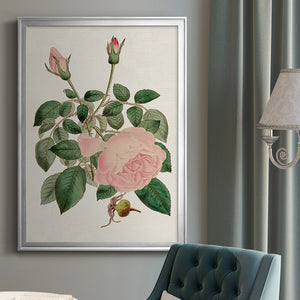 Pink Floral Mix II Premium Framed Print - Ready to Hang