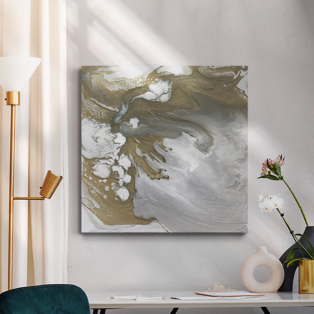 Hydrous-Premium Gallery Wrapped Canvas - Ready to Hang