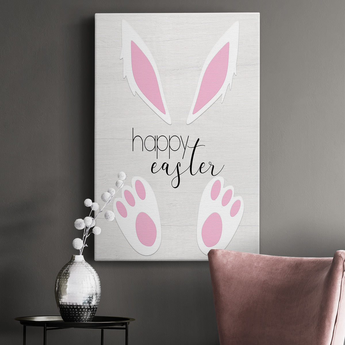 Happy Easter Premium Gallery Wrapped Canvas - Ready to Hang