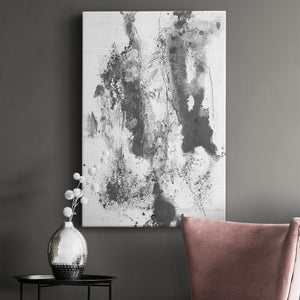 Graphite Abstract III Premium Gallery Wrapped Canvas - Ready to Hang