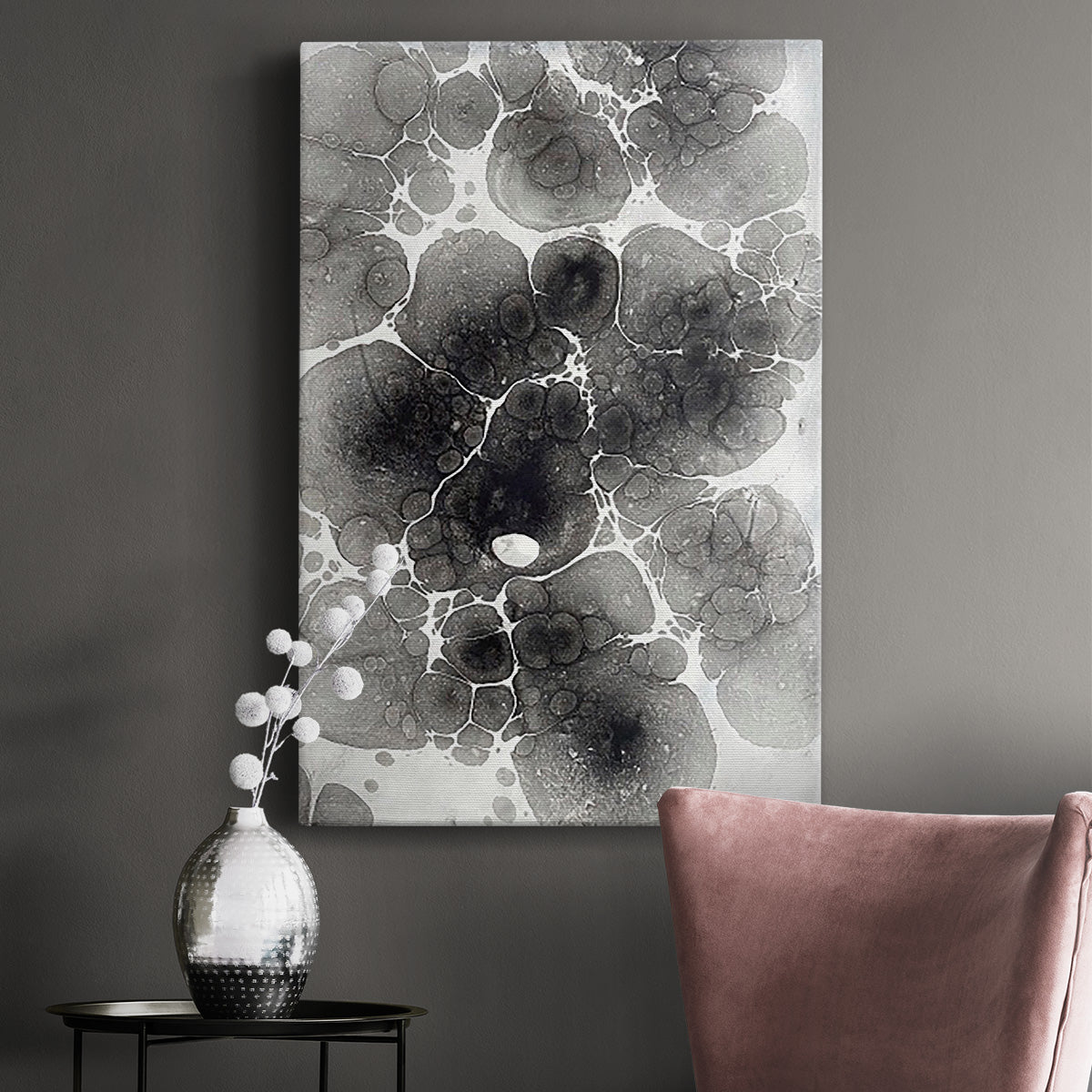 Marbling XIV Premium Gallery Wrapped Canvas - Ready to Hang