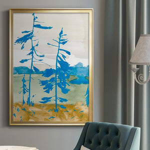 Cerulean Spruce I Premium Framed Print - Ready to Hang