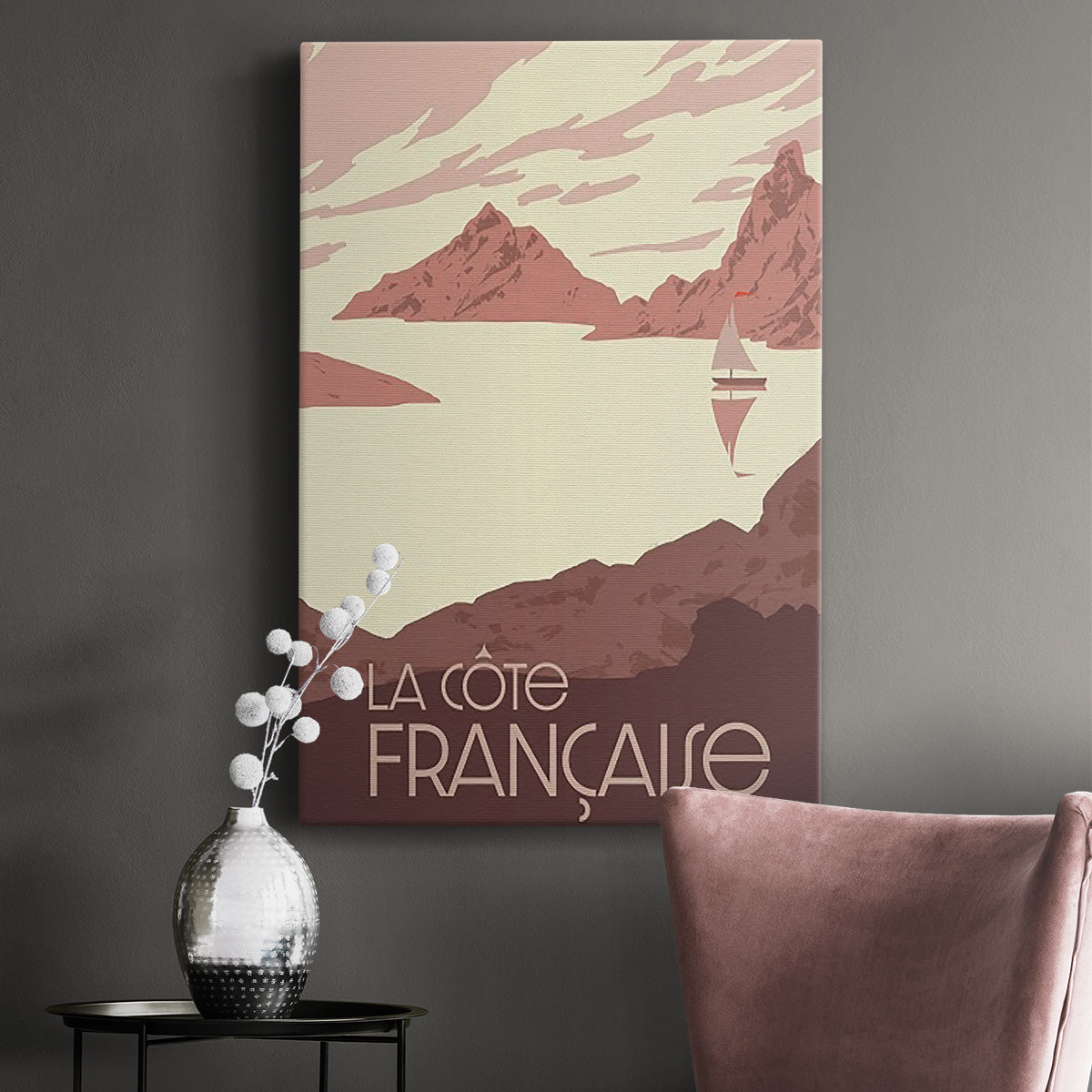 French Coast II Premium Gallery Wrapped Canvas - Ready to Hang