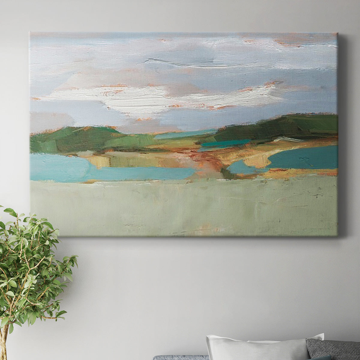 High Noon Vista Study II Premium Gallery Wrapped Canvas - Ready to Hang