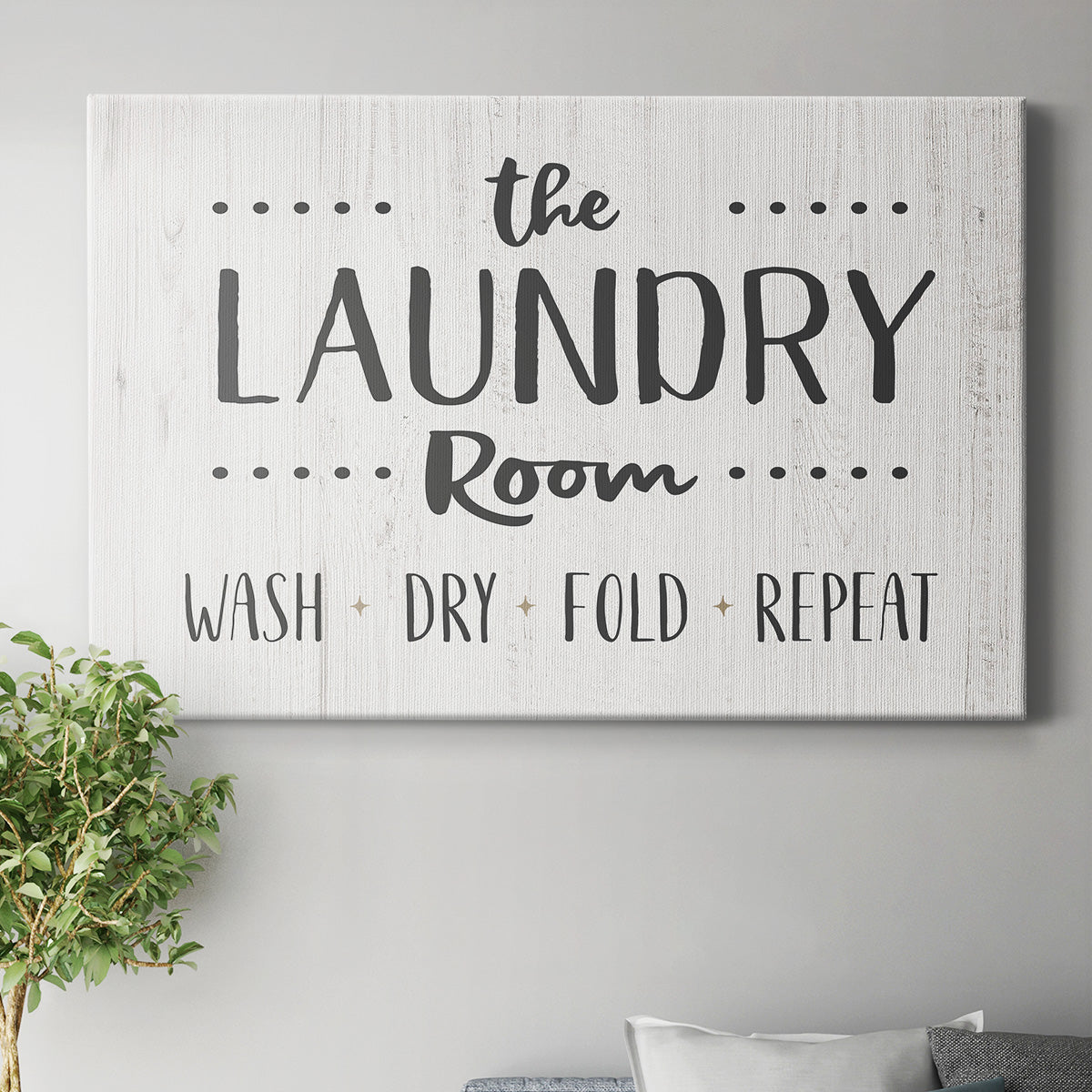 The Laundry Room Premium Gallery Wrapped Canvas - Ready to Hang
