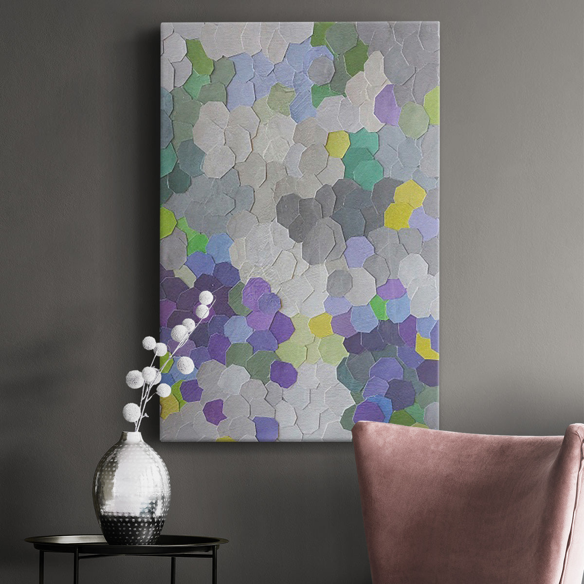 A Garden in Provence Premium Gallery Wrapped Canvas - Ready to Hang